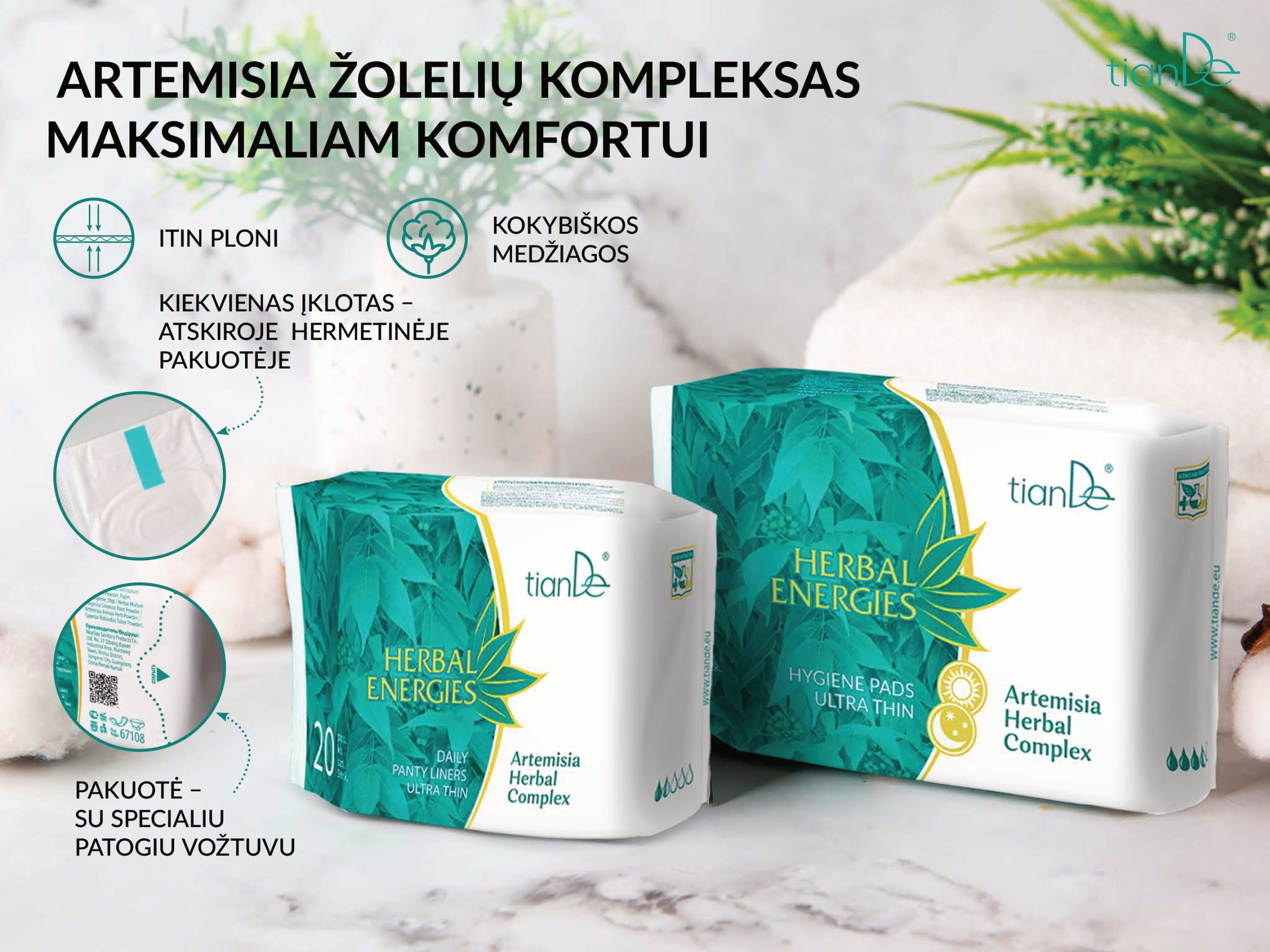 Kasdieniniai ir higieniniai įklotai su Artemisia žolelių kompleksu-09